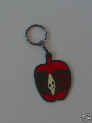 EMILY THE STRANGE ROTTEN APPLE KEY CHAIN NEW