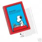 SNOOPY SECRET'S TIN NOTEBOOK  NEW / PEANUTS