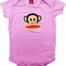 PAUL FRANK SMALL PAUL JULIUS ONESIE PINK NEW