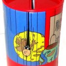 TINTIN & THE BLUE LOTUS METAL MONEY BANK  NEW