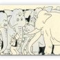 TINTIN & ELEPHANTS MOUSE PAD NEW / IMPORT