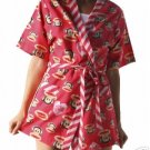 PAUL FRANK JULIUS & FRIENDS RED FLANNEL ROBE ( NEW)