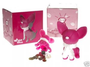 WHAA WHAA MINI BANKER DIVA DOG NEW IMPORT
