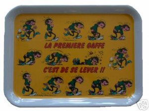 GASTON LAGAFFE MELAMINE TRAY (NEW / IMPORT)