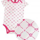 PAUL FRANK SMALL PAUL JULIUS MONOGRAM ONESIE PINK  NEW