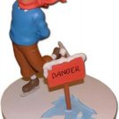 TINTIN SKATING RESIN STATUE  LEBLON RARE/ SOLD OUT NEW