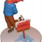 TINTIN SKATING RESIN STATUE  LEBLON RARE/ SOLD OUT NEW