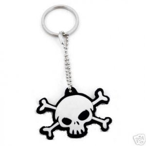 EMILY THE STRANGE PUNK'D KEYCHAIN NEW