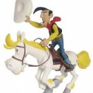 LUCKY LUKE ON HORSE STATUE LEBLON   IMPORT NEW