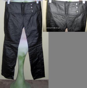 Black gothic vinly pants - Small