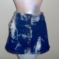Blue stretch denim skirt - XL