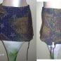Brown print mini skirt - Medium