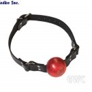 1 3/4 Red Ball Gag with buckle