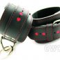 Restraint Ankle Leather with Red Hearts