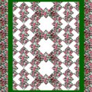 Twisted Sunday Cranbose Quilt On Point Kit 58.5" X 72.5"