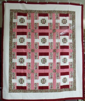 Rectangle Weave Quilt Top - 78X90