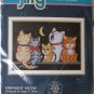 Midnight Meow Counted Cross Stitch
