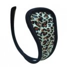 Cheetah Print Satin C-string  Code: YLC005
