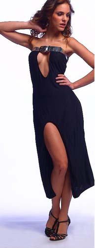Buckled Bandeau Top Evening Gown Code: YF8550