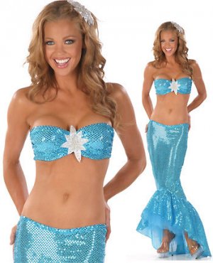 Blue Lagoon Mermaid Night Gown-Code: YS8165