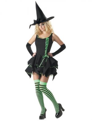 Deluxe Black Magic Witch Costume-Code: GB02346C