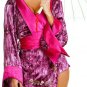 "Music Legs" - Embroidered Geisha Kimono Sz M/L  30LS-S70158