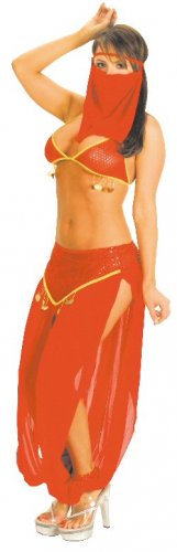 Black Belly Dancer Dancing Set Sz M/L 1185A-W8553