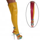 Karo multi color leather, 6" multi Style: 3239-6" Heel