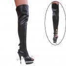 Karo black leather, 6" black la Style: 3243-T/H-6" Heel