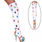 Karo multi leather, 6" multi glitter, Style: 3269-T/H-6" Heel