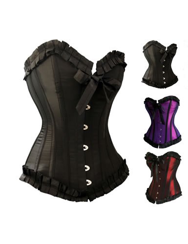 Classic Lace Trimmed Boning Corset Sz XL Code: AE2699