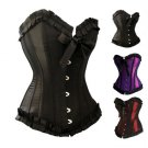 Classic Lace Trimmed Boning Corset Sz XL Code: AE2699