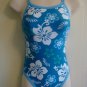 TYR Reversible Women Swimsuit with Design (Floral & Ice Blue) Size: 30
