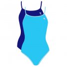 TYR Reversible Diamondback Women Swimsuit (Ice Blue/Purple) A30 Size: 38