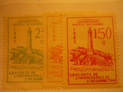 Afghanistan 651- 653 MNH 1963