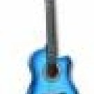 Blue Acoustic Guitar