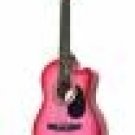 Pink Acoustic Guitar