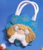 Russ Berrie Warm & Toasty Velour Winter Snowflake Purse FREE USA SHIPPING!