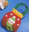 Russ Berrie Warm & Toasty Velour Ice Skater Purse FREE USA SHIPPING!