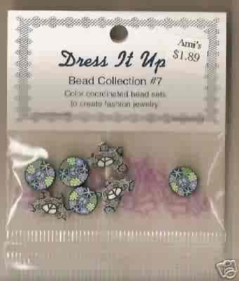 Dress It Up Bead Collection #7 - Peace Theme - Acrylic/Fimo FREE USA SHIPPING!