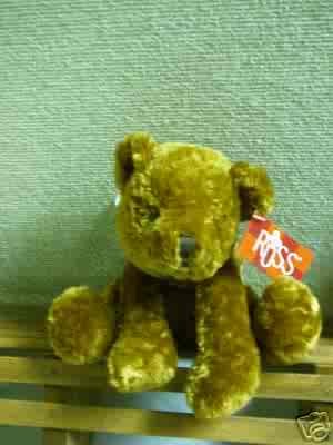 Russ Berrie Floppies Collection Teddy Bear - Ballyhoo FREE USA SHIPPING!