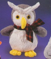 Russ Berrie Halloween Plush Chamois Boo Buddies - OWL FREE USA SHIPPING!!!