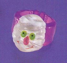 Russ Berrie Halloween Happy Hauntings Ring - Ghost FREE USA SHIPPING!