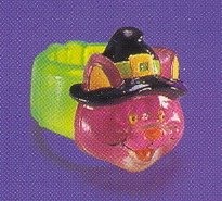 Russ Berrie Halloween Happy Hauntings Ring - Cat FREE USA SHIPPING!