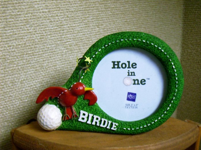 Russ Berrie Hole in One Golf Collection Photo Frame - Birdie FREE USA SHIPPING!