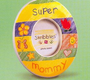 Russ Mini Magnet Photo Frame Super Mommy - FREE USA SHIPPING!