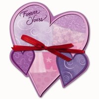 Valentine Heart Shaped Notepad - Forever Yours FREE USA SHIPPING!!