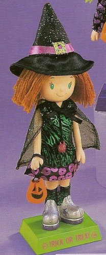 Russ Halloween Happy Hauntings Bobble Girl - Trick or Treat Witch FREE USA SHIPPING!