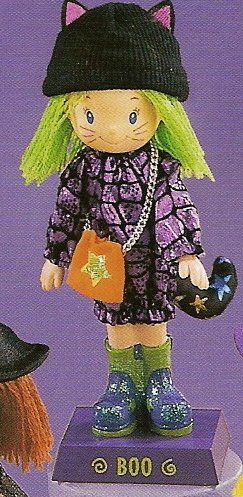 Russ Halloween Happy Hauntings Bobble Girl - Boo Cat Costume - FREE USA SHIPPING!!