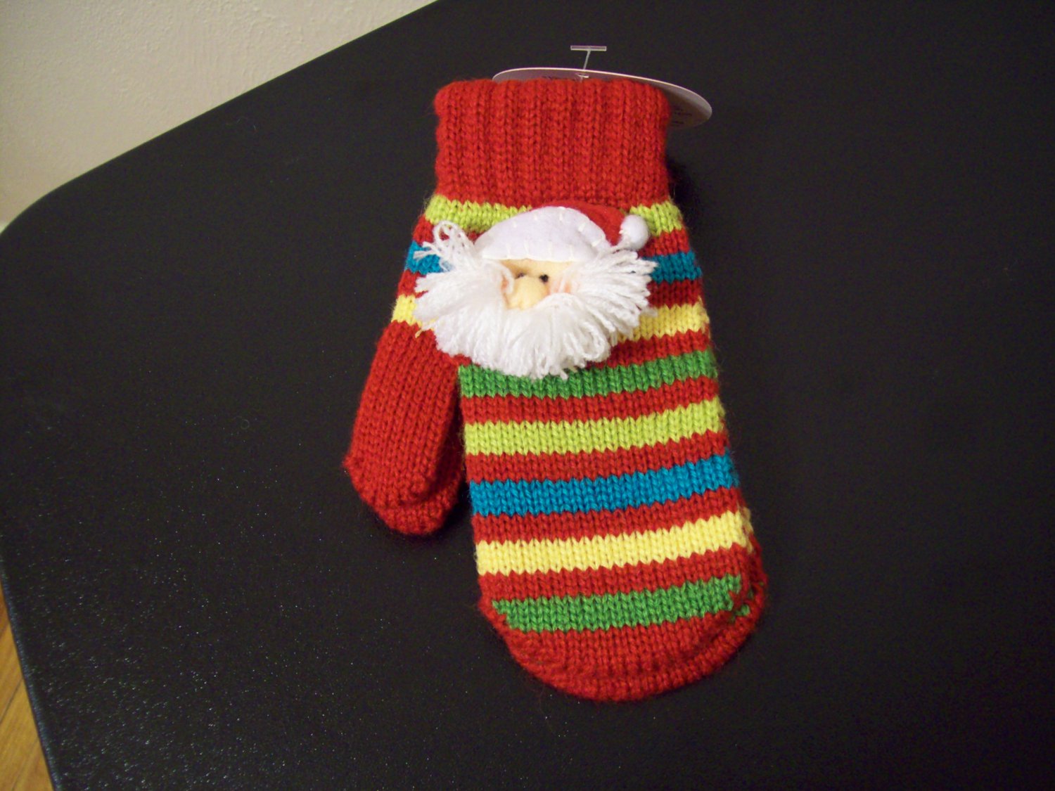 Russ Berrie Warm and Toasty Toddler Mittens - Santa FREE USA SHIPPING